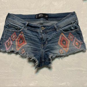 Hollister Super Low Rise Jean Shorts